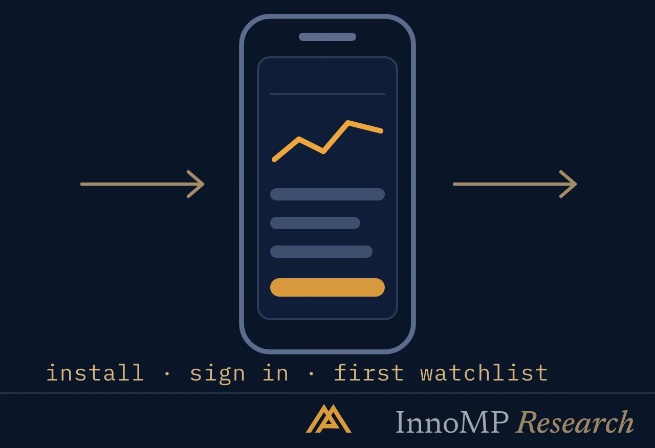 InnoMP Research cover art — setup to first watchlist