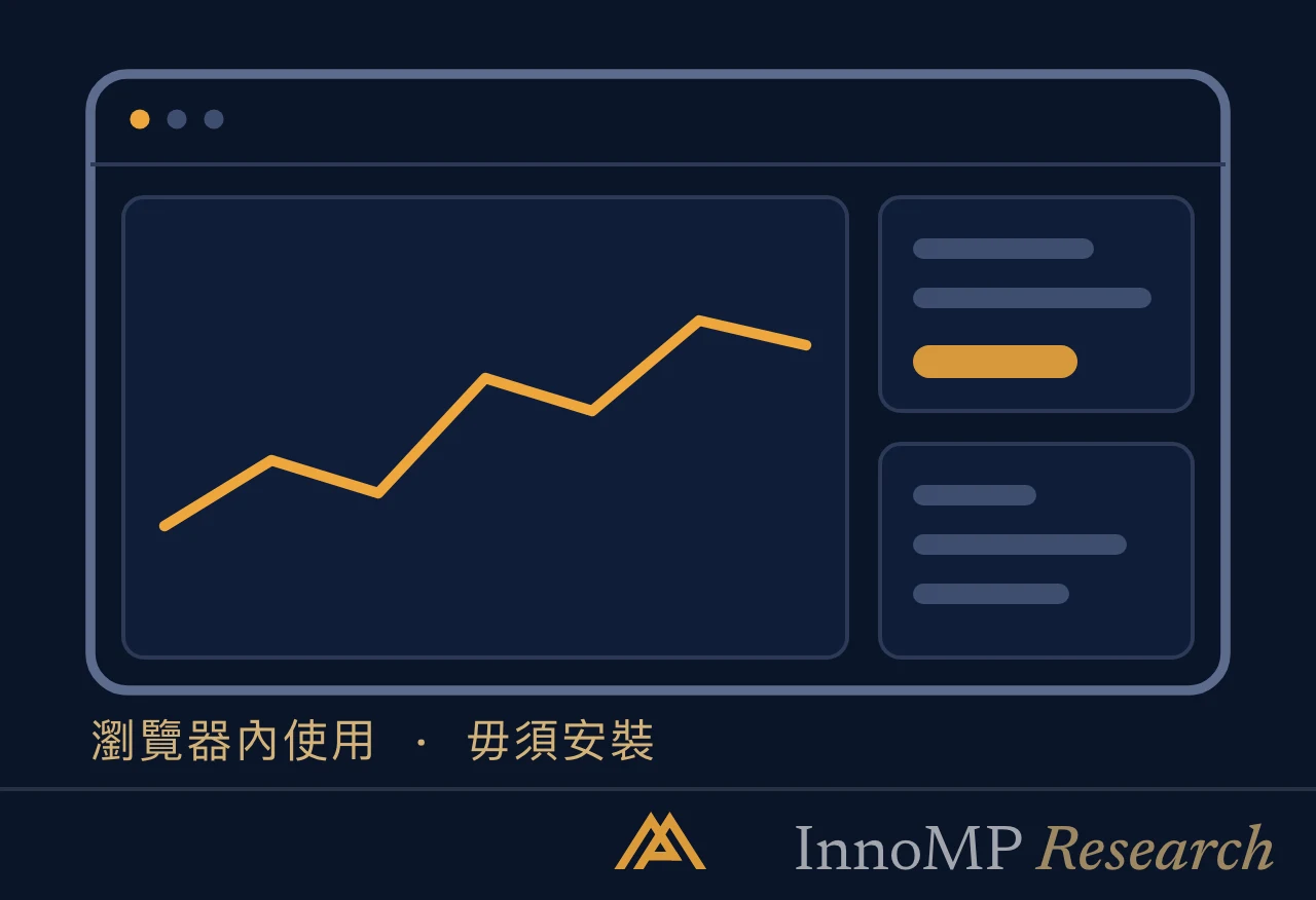 InnoMP Research 封面插圖 — WebTrader，逐區 導覽